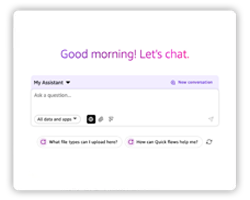 Amazon Quick Chat Example 2