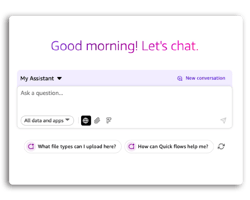 Amazon Quick Chat Example 4