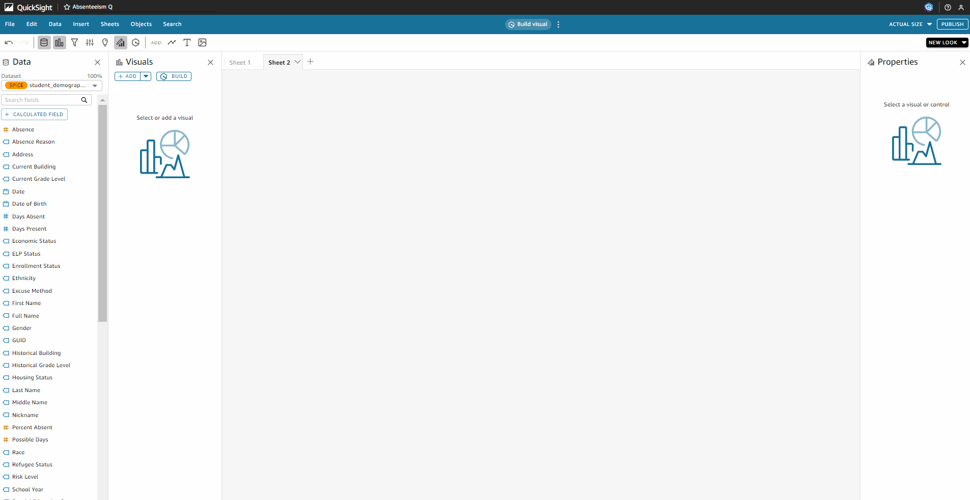 Build dashboards in minutes
