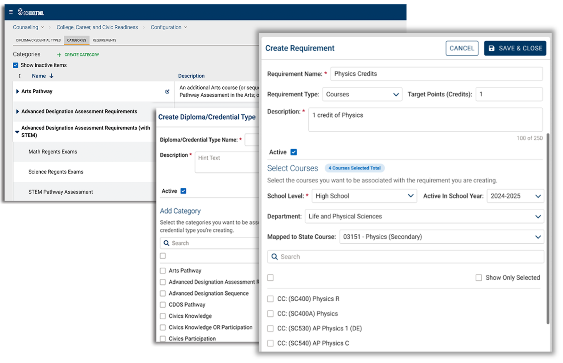 Configure Requirements for Graduation Pathways