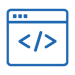 Software development and faster feature delivery icon