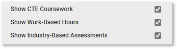 How to Display CTE Information on Transcripts