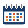 Calendar for on White
