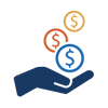 Hand with costs
