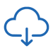 Cloud infrastructure cost reduction icon
