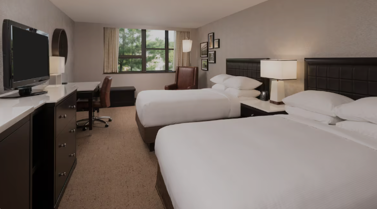 Saratoga Hilton Hotel Room-1