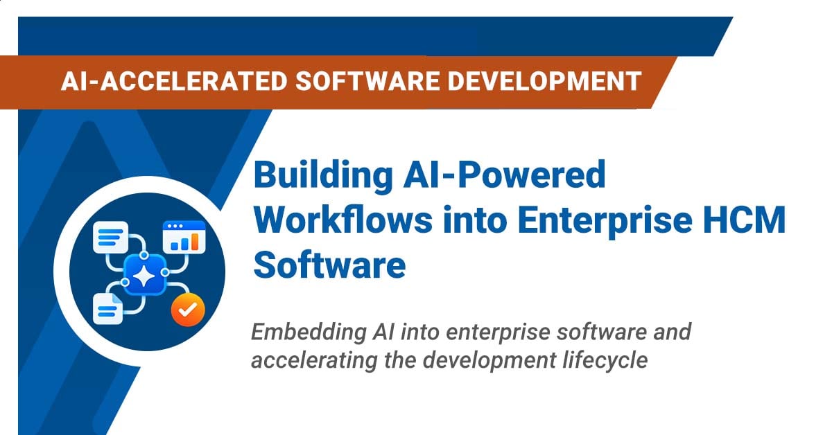 Building AI-Powered Workflows into Enterprise HCM Software
