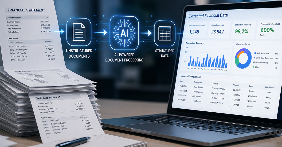 How AI Improved Financial Statement Processing by 600%