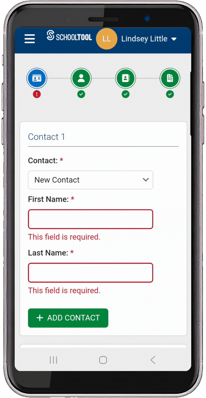 Online Registration Multilingual